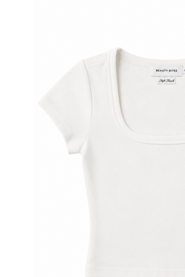 Remi Beyaz Crop Top