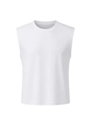 Lilou Beyaz Kolsuz Tshirt