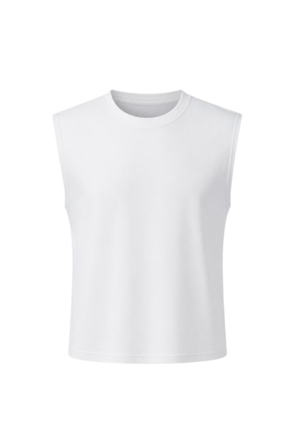 Lilou Beyaz Kolsuz Tshirt