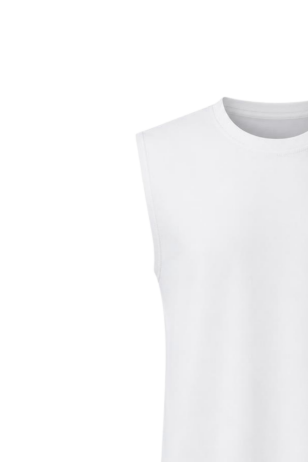Lilou Beyaz Kolsuz Tshirt