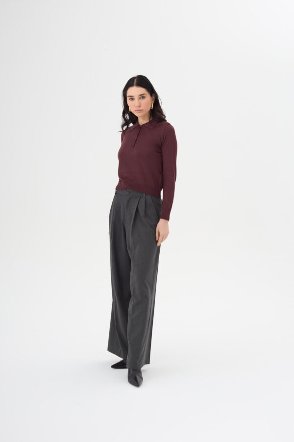 Clara Bordo Polo Yaka Triko