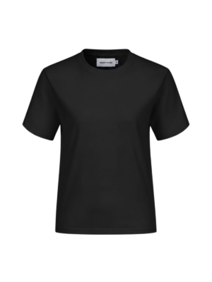 Anais Vatkalı Siyah Basic T-shirt