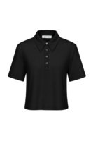 Marie Siyah Polo Yaka Tshirt