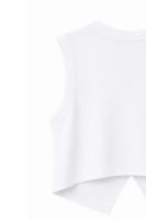 Jolie Beyaz Kolsuz Tshirt