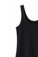 İla Siyah Askılı Tshirt