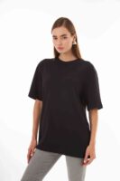 Zoe Siyah Boyfriend T-shirt