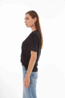 Anais Siyah Basic T-shirt