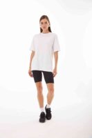 Zoe Beyaz Kişiselleştirilmiş Boyfriend T-shirt