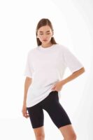 Zoe Beyaz Kişiselleştirilmiş Boyfriend T-shirt