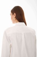 Amelie Beyaz Oversize Gömlek