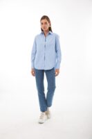 Amelie Mavi Oversize Gömlek