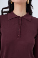 Clara Bordo Polo Yaka Triko