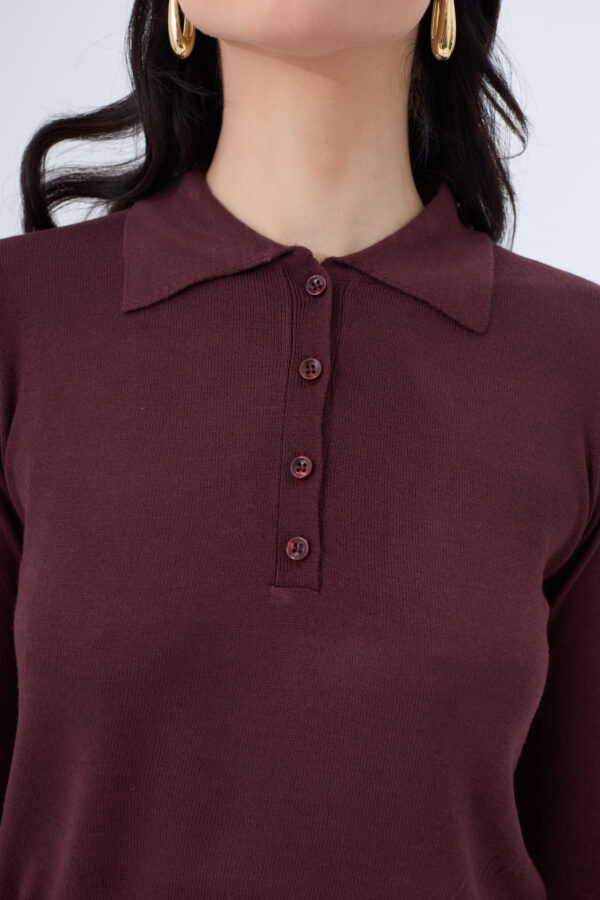 Clara Bordo Polo Yaka Triko