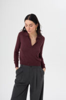 Clara Bordo Polo Yaka Triko