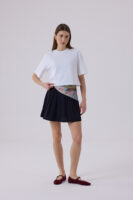 Berthe Crop Boyfriend Beyaz Tshirt