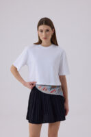 Berthe Crop Boyfriend Beyaz Tshirt
