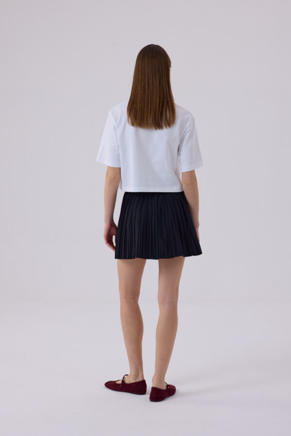 Berthe Crop Boyfriend Beyaz Tshirt