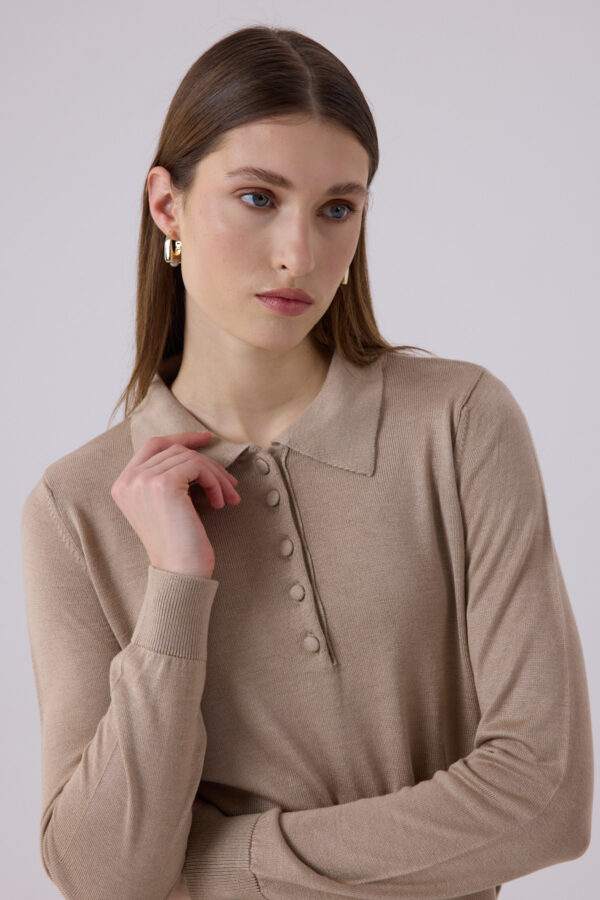 Clara Bej Polo Yaka Triko