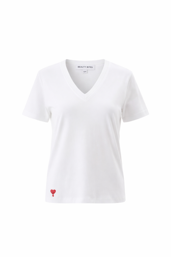 Karla V Yaka Kişiselleştirilmiş Tshirt
