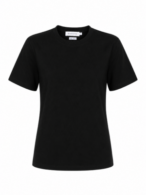 Anais Vatkalı Siyah Basic T-shirt