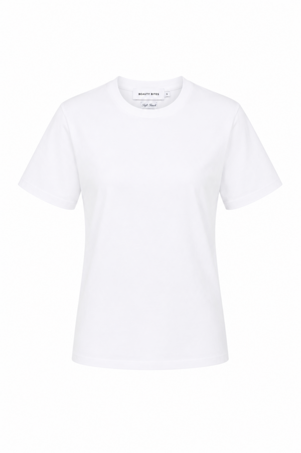 Anais Beyaz Basic T-shirt