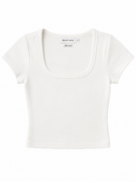 Remi Beyaz Crop Top