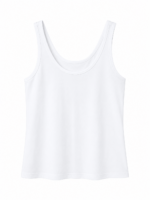 İla Beyaz Askılı Tshirt