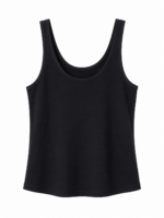 İla Siyah Askılı Tshirt