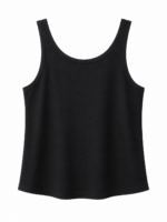 İla Siyah Askılı Tshirt