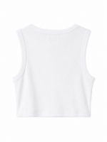 Belle Beyaz Crop Top