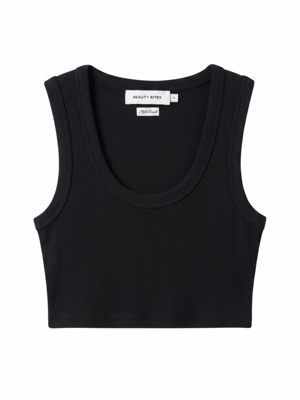 Belle Siyah Crop Top