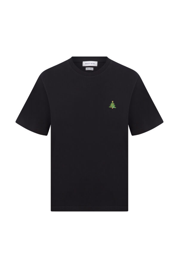 Ağaçlı Anais Siyah Tshirt