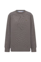 Bastonlu Valerie Oversize Gri Sweatshirt