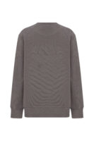 Bastonlu Valerie Oversize Gri Sweatshirt
