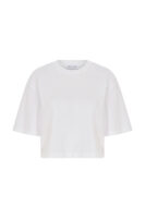 Berthe Crop Boyfriend Beyaz Tshirt