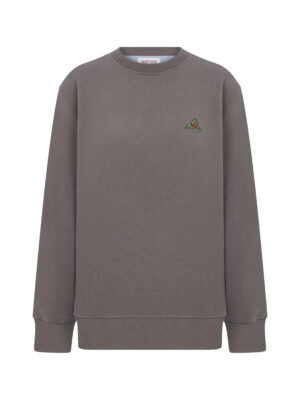 Kokinalı Valerie Oversize Gri Sweatshirt
