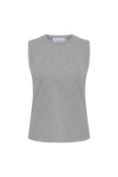 Lilou Gri Melanj Kolsuz Tshirt