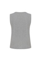 Lilou Gri Melanj Kolsuz Tshirt