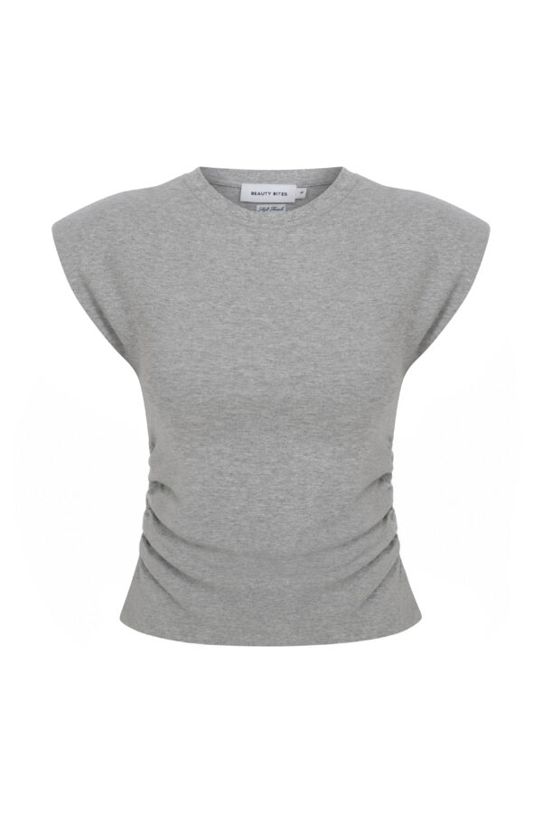 Margot Gri Melanj Tshirt