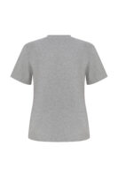 Anais Vatkalı Gri Melanj Kalp Detaylı Tshirt