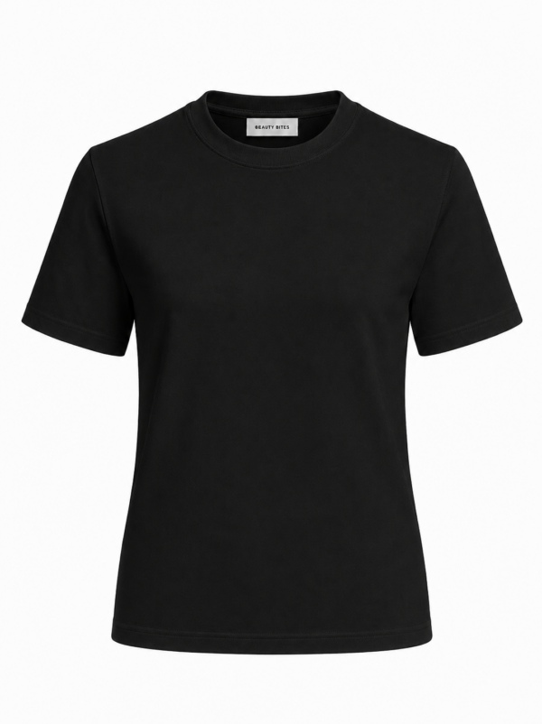 Anais Siyah Basic T-shirt