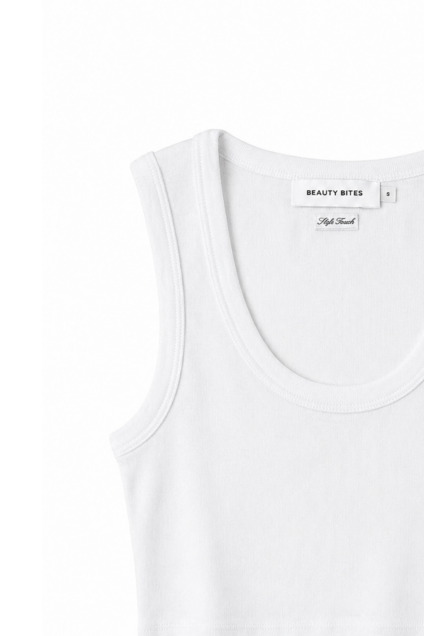 Belle Beyaz Crop Top